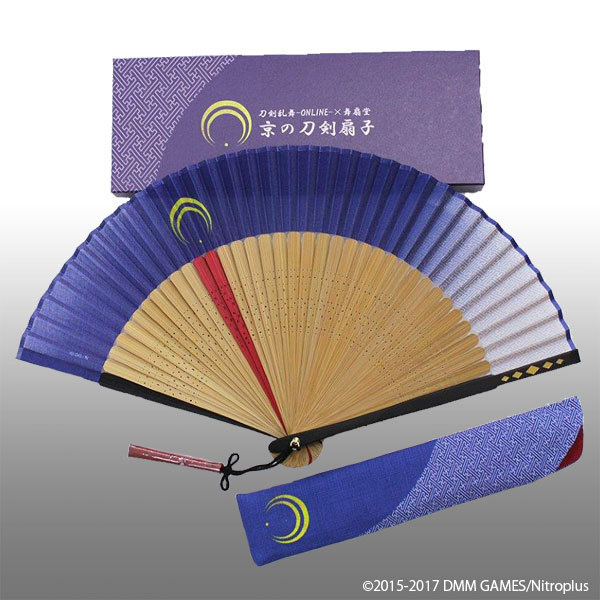 【刀剣乱舞-ONLINE-×舞扇堂】京の刀剣扇子 三日月
